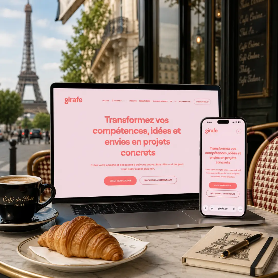 Sitio web para Girafe, proyecto de nuestra agencia de marketing digital